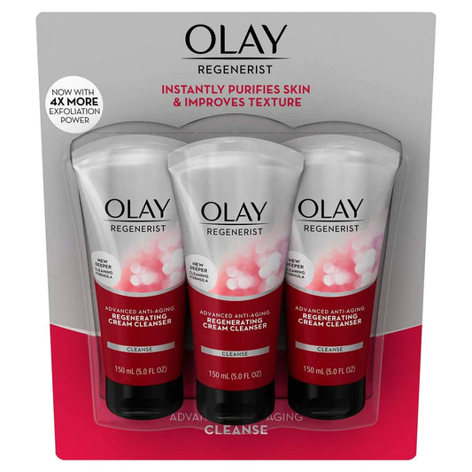 Olay Regenerist Cream Cleanser 5 oz – 3 Pack