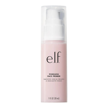 e.l.f. Poreless Face Primer - Infused with Tea Tree & Vitamins A & E, Vegan & Cruelty-Free, 1.01 Fl Oz