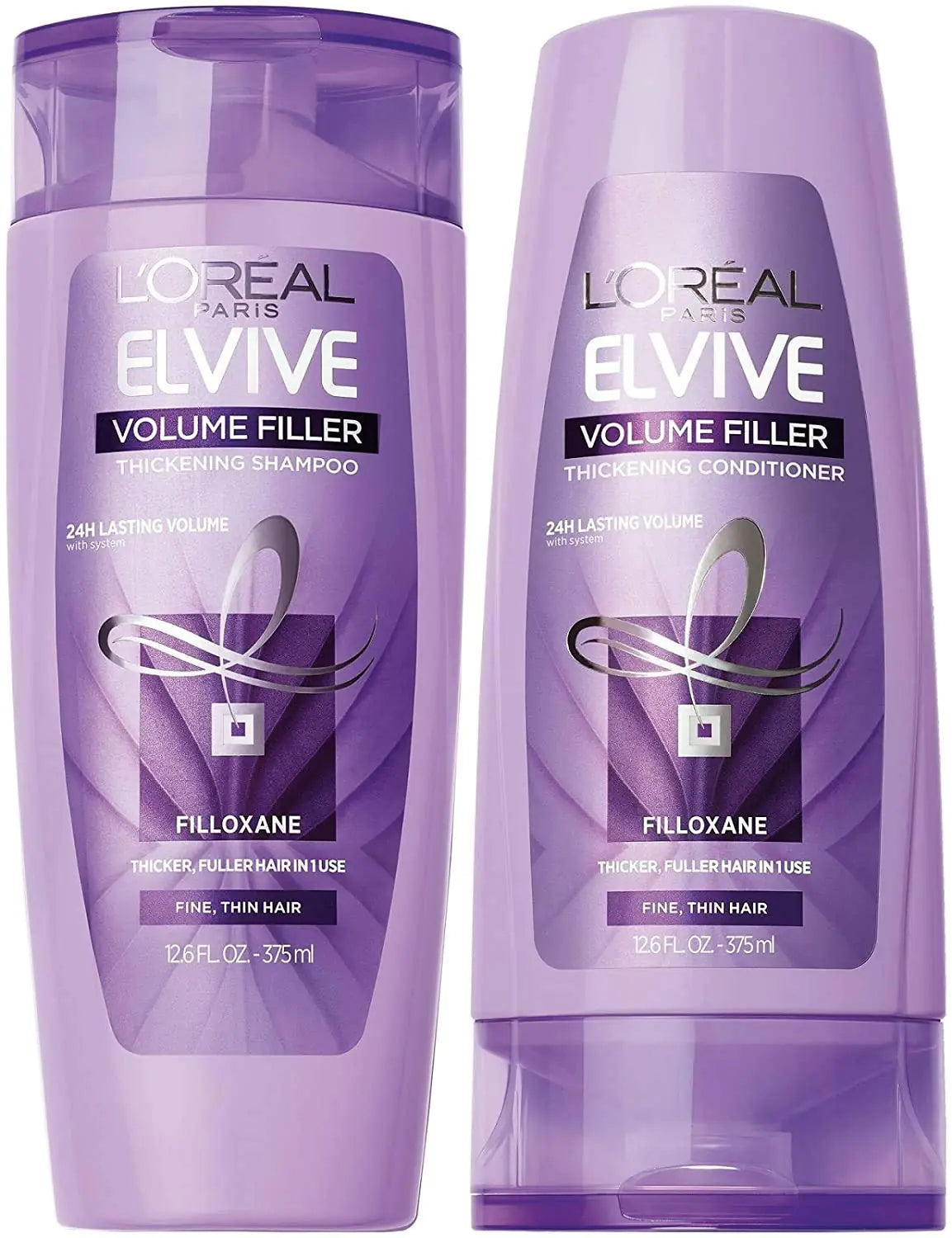 L’Oréal Paris Elvive Volume Filler Thickening Shampoo & Conditioner Set, 12.6oz Each
