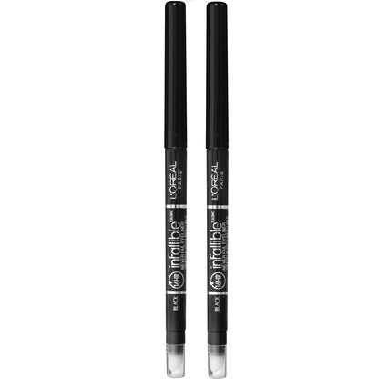 L’Oréal Paris Infallible Never Fail Mechanical Pencil Eyeliner – Black, 2 Count