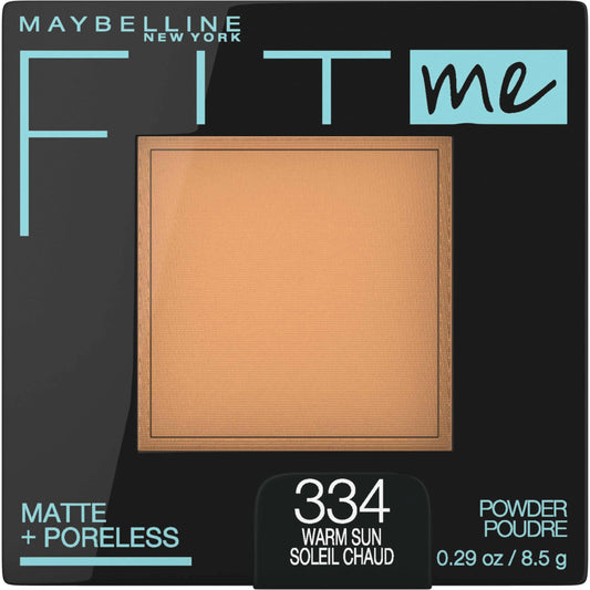 Maybelline Fit Me Matte + Poreless Pressed Powder, Shade Warm Sun